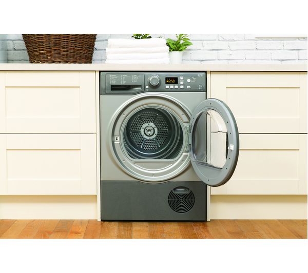 Buy HOTPOINT Aquarius FTCF87BGG Condenser Tumble Dryer - Graphite ...