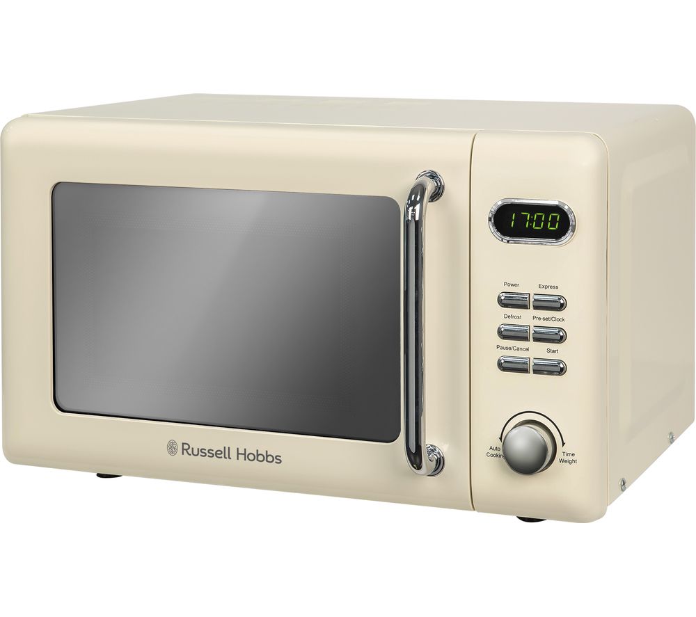 RUSSELL HOBBS  RHRETMD706C Solo Microwave - Cream, Cream