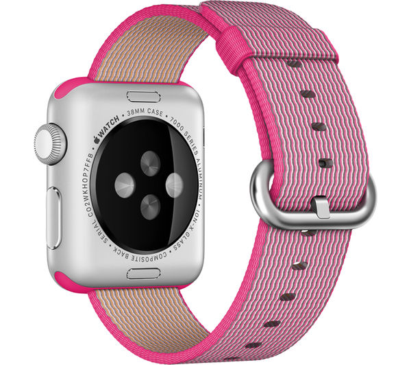 Buy APPLE Watch 38 mm Woven Nylon Band Pink Free Delivery Currys