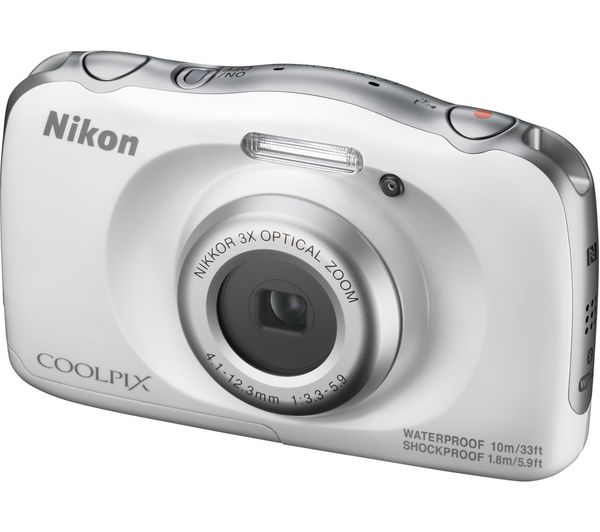 VQA010E1 - NIKON COOLPIX W100 Tough Compact Camera - White