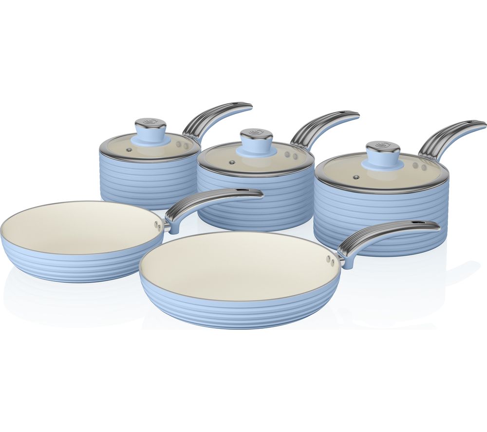 SWAN Retro 5-piece Non-stick Pan Set Review