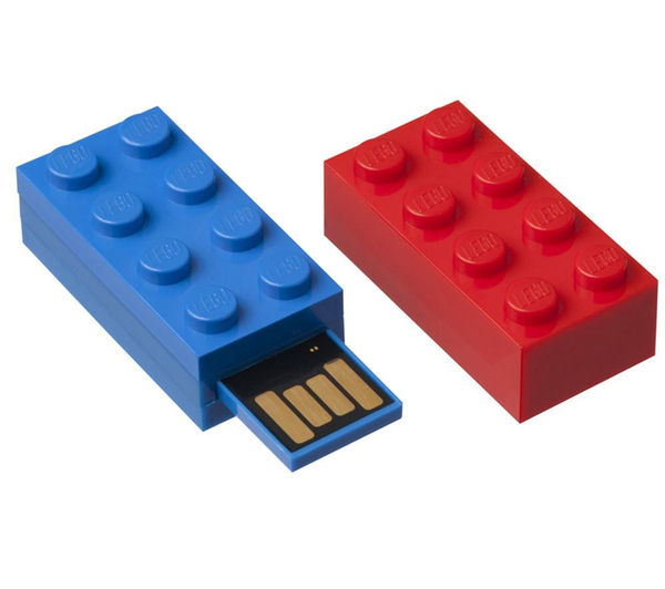 Buy PNY 16 GB Lego USB 2.0 Memory Stick Red & Blue Free Delivery