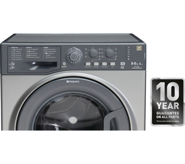 Buy HOTPOINT Aquarius WDAL8640G Washer Dryer Graphite Free Delivery