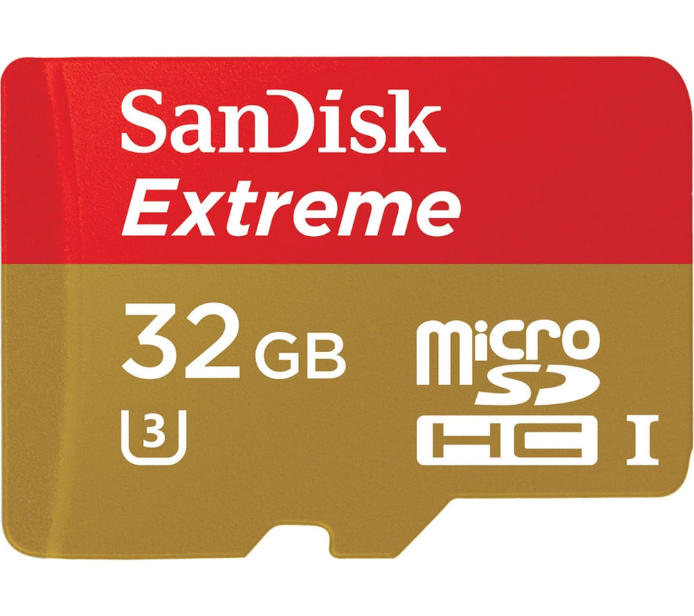 Sandisk Extreme Class 10 Microsdhc Memory Card 32 Gb Deals Pc World 7054