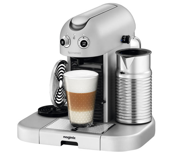 Buy MAGIMIX 11335 Nespresso GranMaestria Coffee Machine & Aeroccino - Silver Free Delivery ...