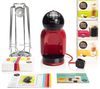 DOLCE GUSTO by Krups Mini Me KP120BUN Hot Drinks Machine Starter Pack - Red