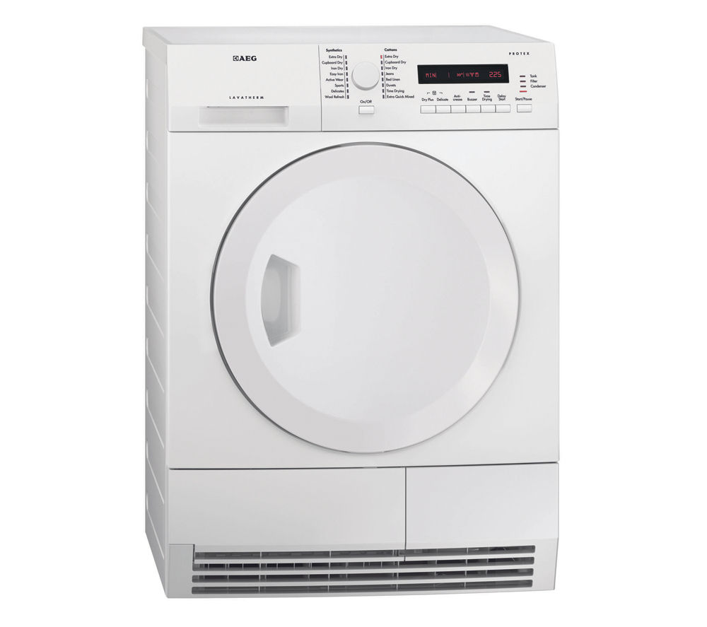 Buy AEG T75280AC Condenser Tumble Dryer White Free Delivery Currys