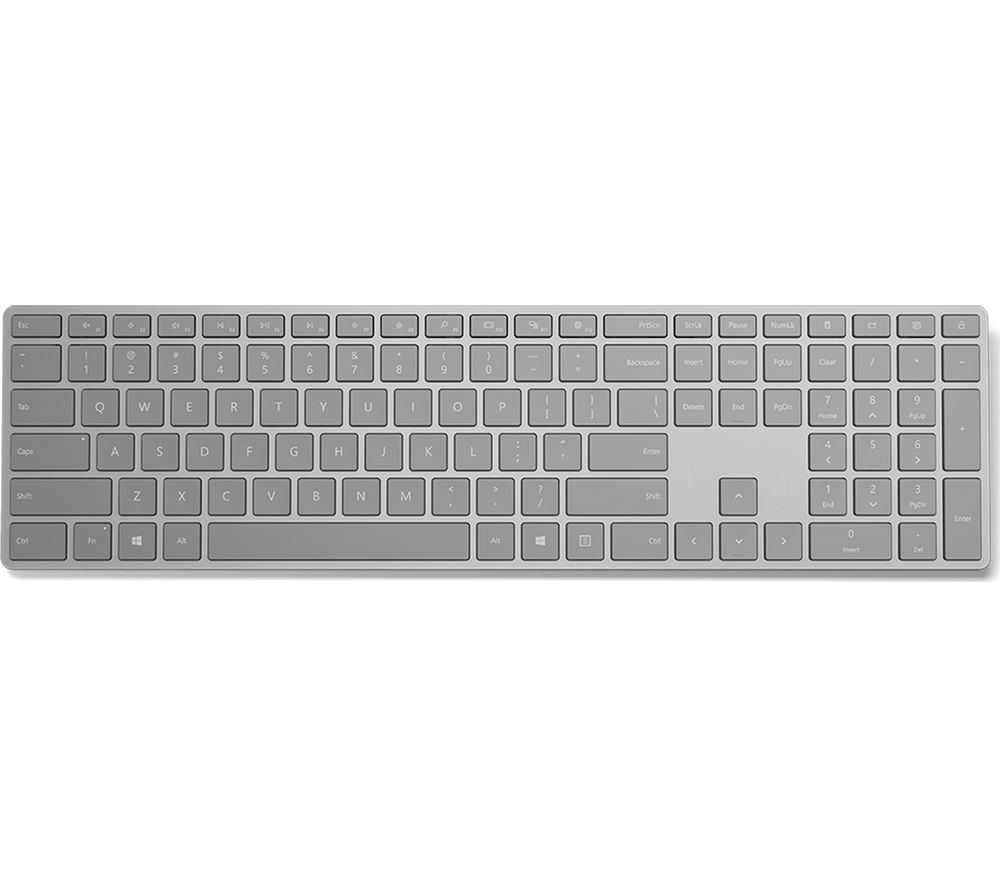 microsoft surface wireless keyboard - grey