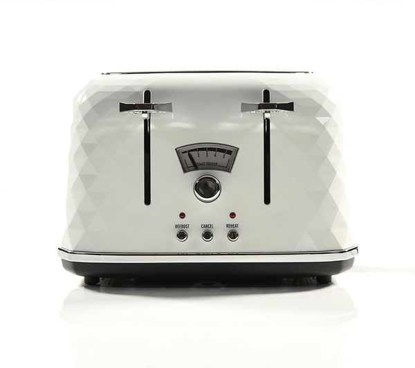 Buy DELONGHI Brillante CTJ4003.W 4Slice Toaster White Free