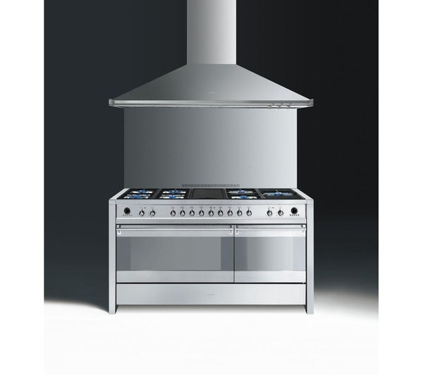 Buy SMEG Opera 150 Dual Fuel Range Cooker Stainless Steel Free