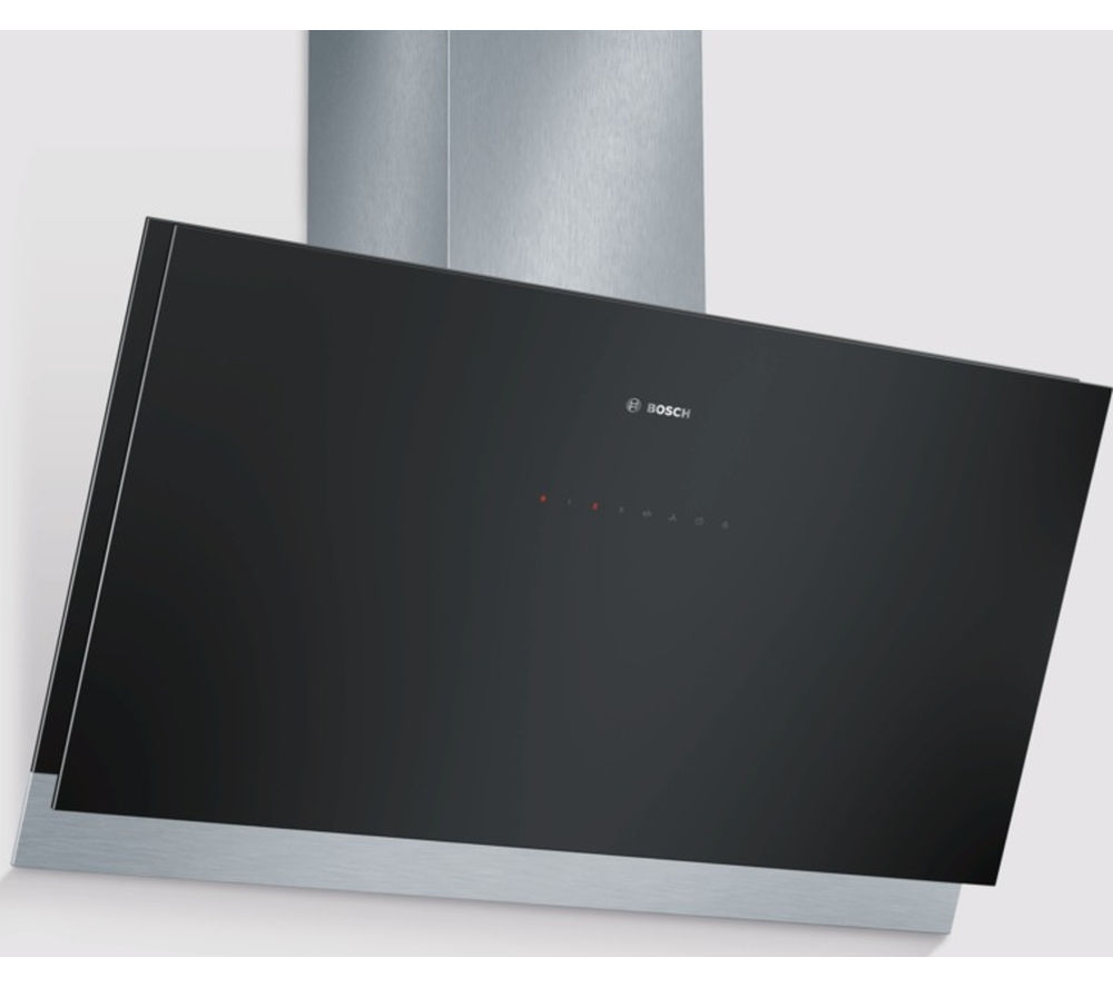 Bosch DWK098G61B Chimney Cooker Hood in Black