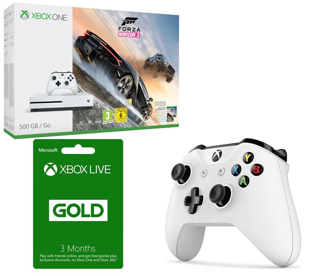 Buy MICROSOFT Xbox One S with Forza Horizon 3 & Accessories Bundle