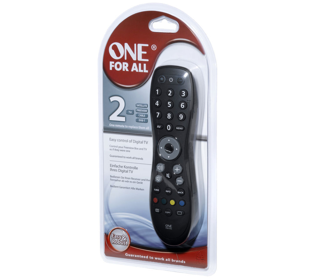 Buy ONE FOR ALL URC 6420 Simple 2 Universal Remote Control Free