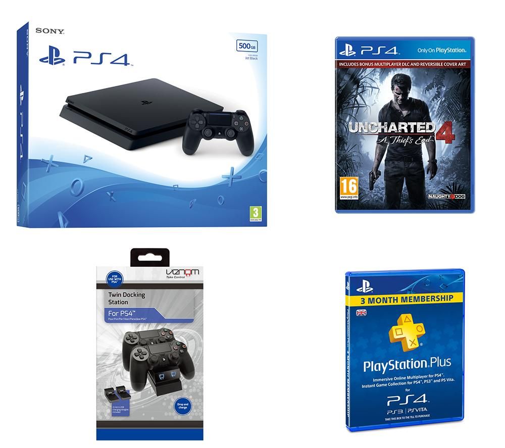 PLAYSTATION 4 PLAYSTATION 4 Slim, Uncharted 4: A Thief's End & Accessories Bundle Review