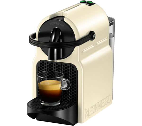 11361 - NESPRESSO by Magimix Inissia Coffee Machine with Aeroccino - Vanilla Cream - Currys Business