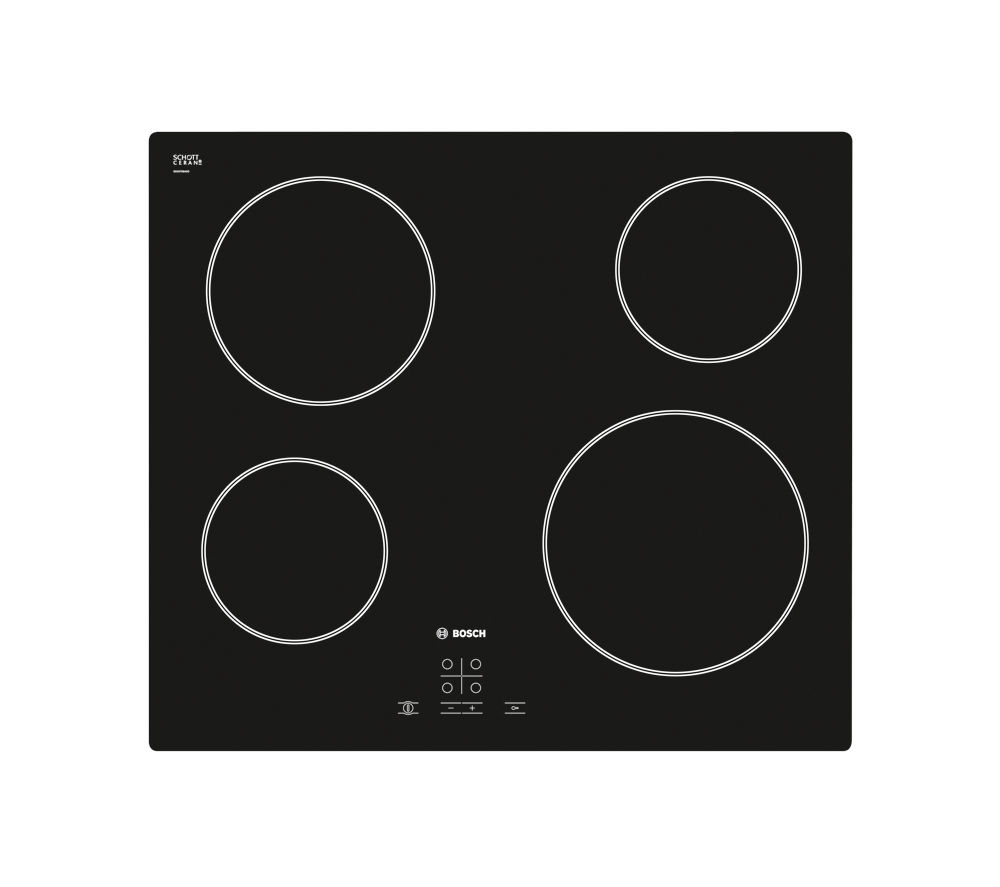 Bosch PKE611D17E Electric Ceramic Hob in Black