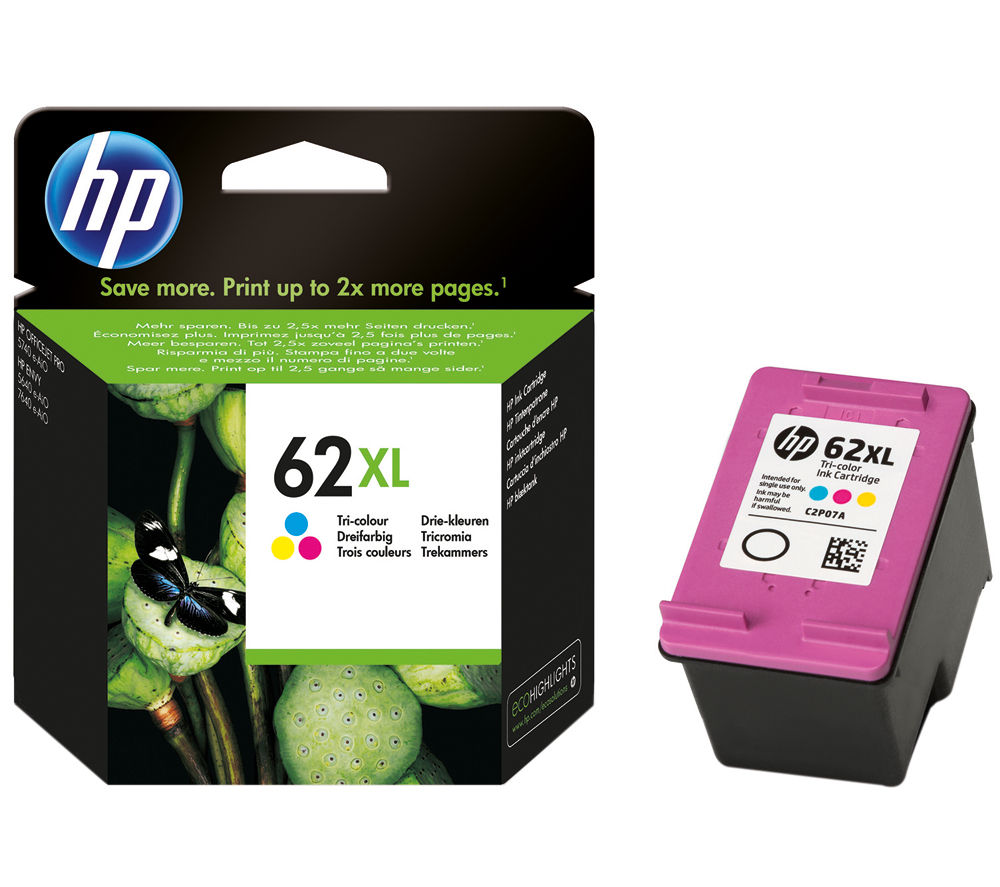 Buy HP 62XL Tri-colour Ink Cartridge | Free Delivery | Currys