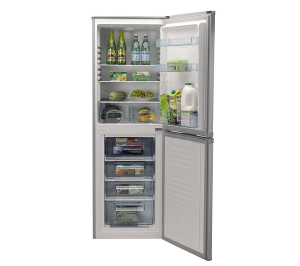 Buy LOGIK LFC55S13 Fridge Freezer Silver Free Delivery Currys