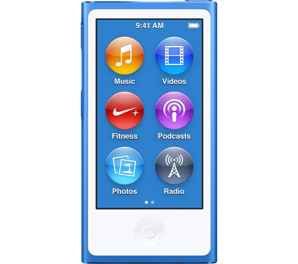 Buy APPLE iPod nano 16 GB, 7th Generation, Blue Free Delivery Currys