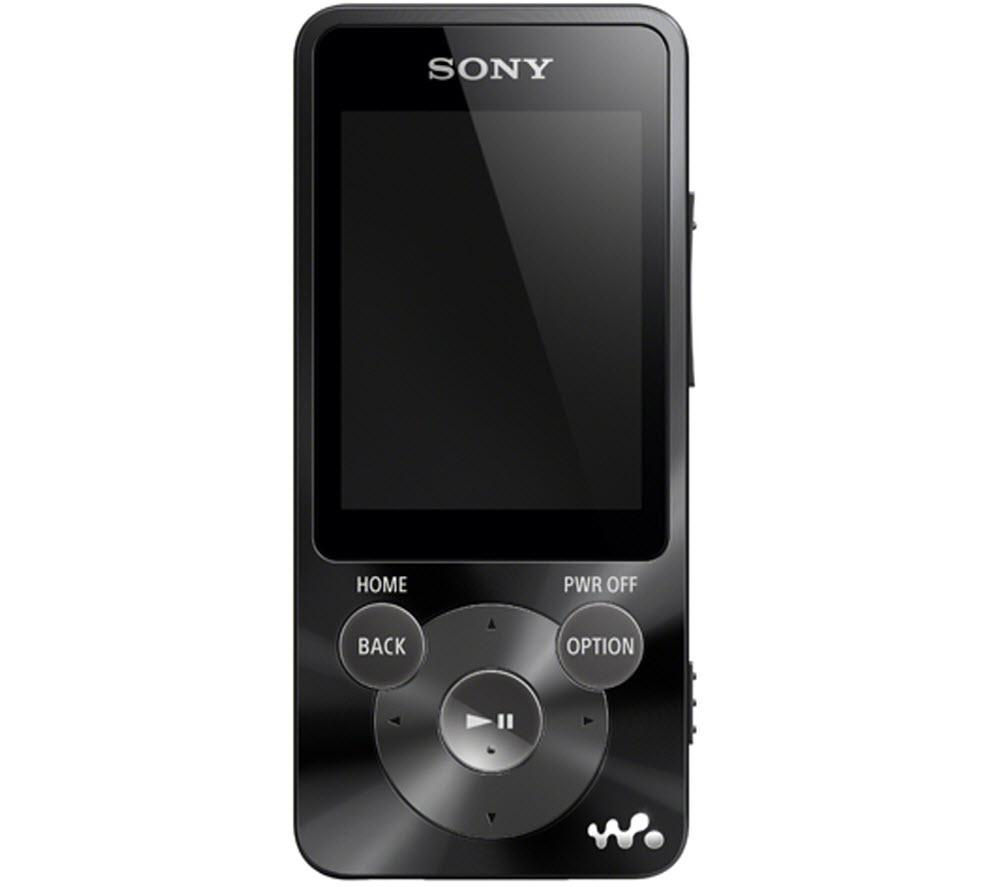 SONY NWZE585B 16 GB MP3 Player with FM Radio Black