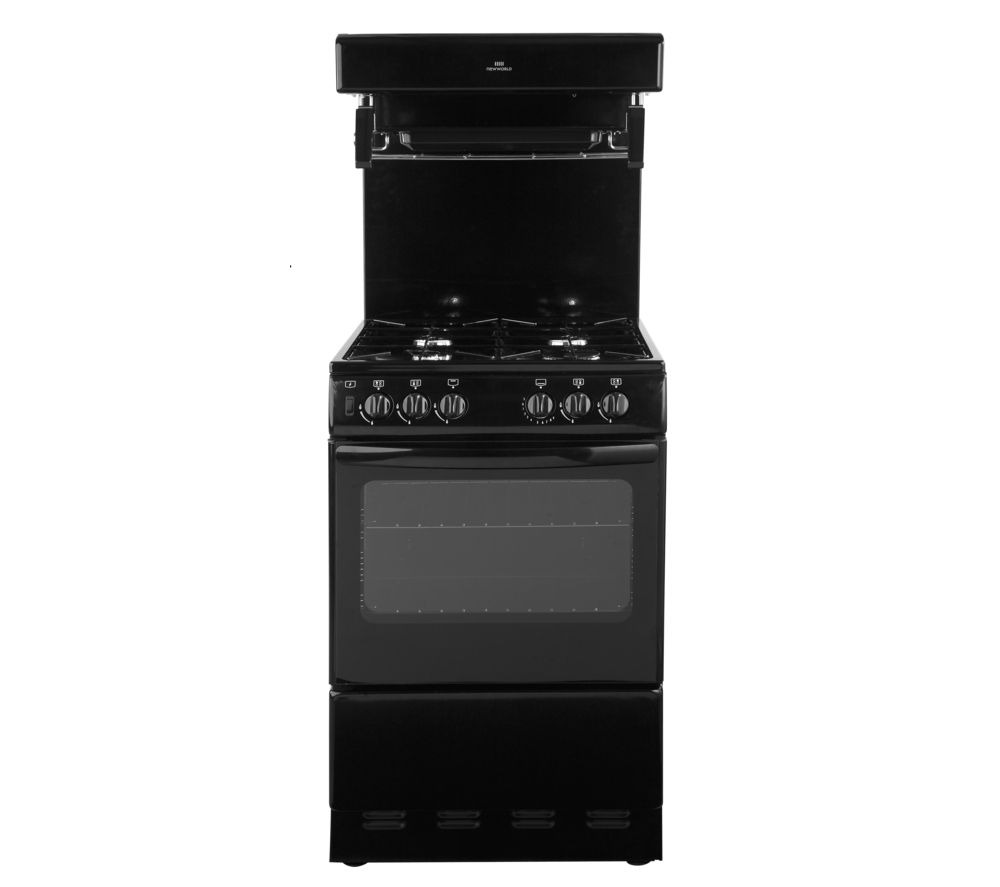 Buy NEW WORLD 55THLG Gas Cooker Black Free Delivery Currys
