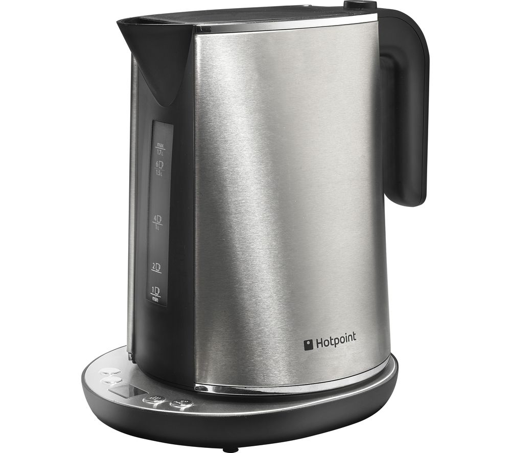 Buy HOTPOINT WK 30E AX0 UK Jug Kettle Silver Free Delivery Currys