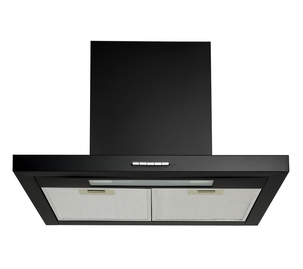 Logik L60CHDB12 Chimney Cooker Hood in Black