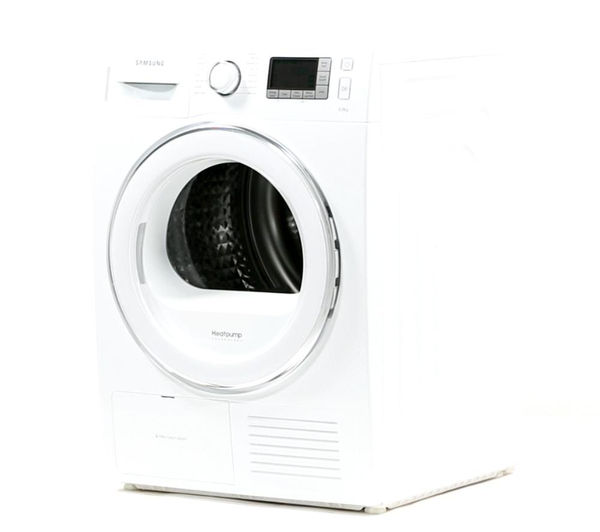 SAMSUNG DV80F5E5HGW Heat Pump Condenser Tumble Dryer White