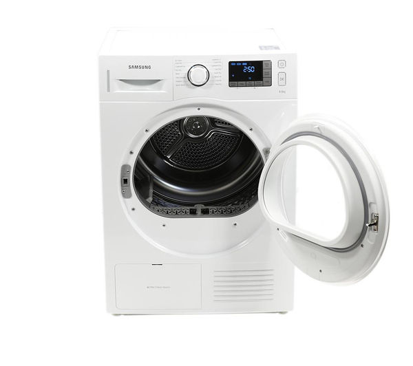 SAMSUNG DV80F5E5HGW Heat Pump Condenser Tumble Dryer White
