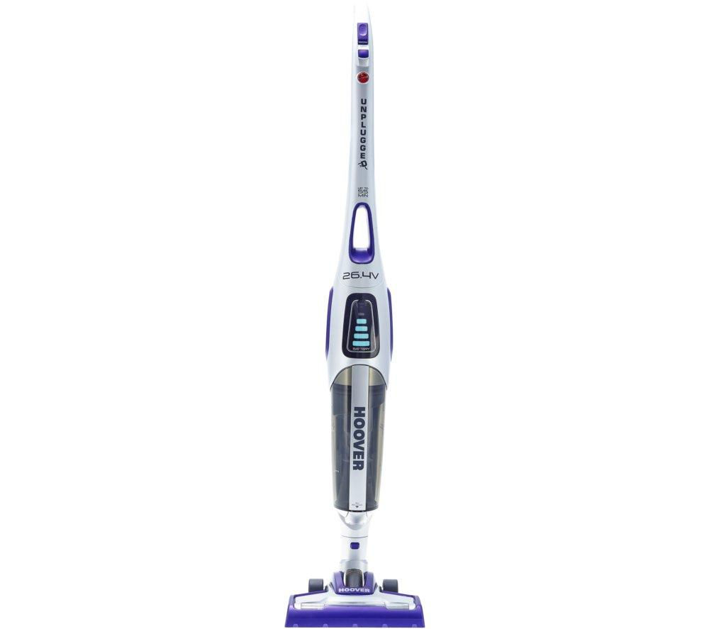 Hoover Unplugged UNP264P 001 Cordless Vacuum Cleaner - Silver & Purple, Silver