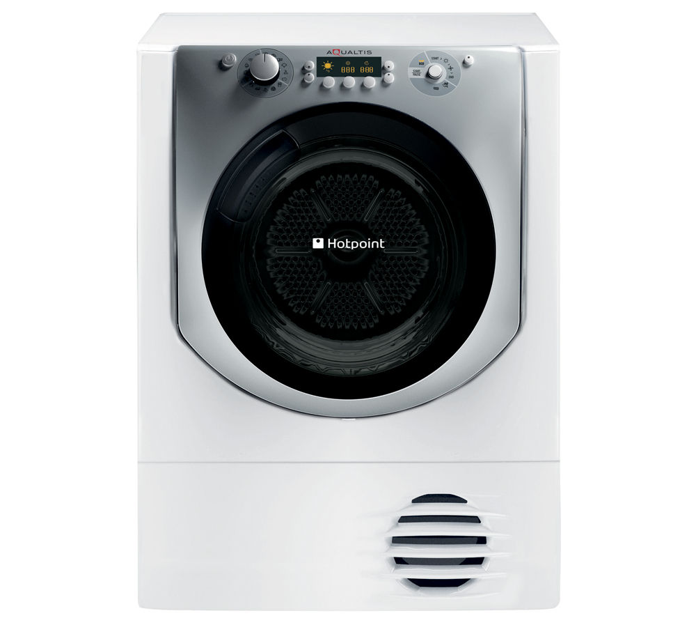 Hotpoint Aqualtis AQC9 BF7E1 Condenser Tumble Dryer in White
