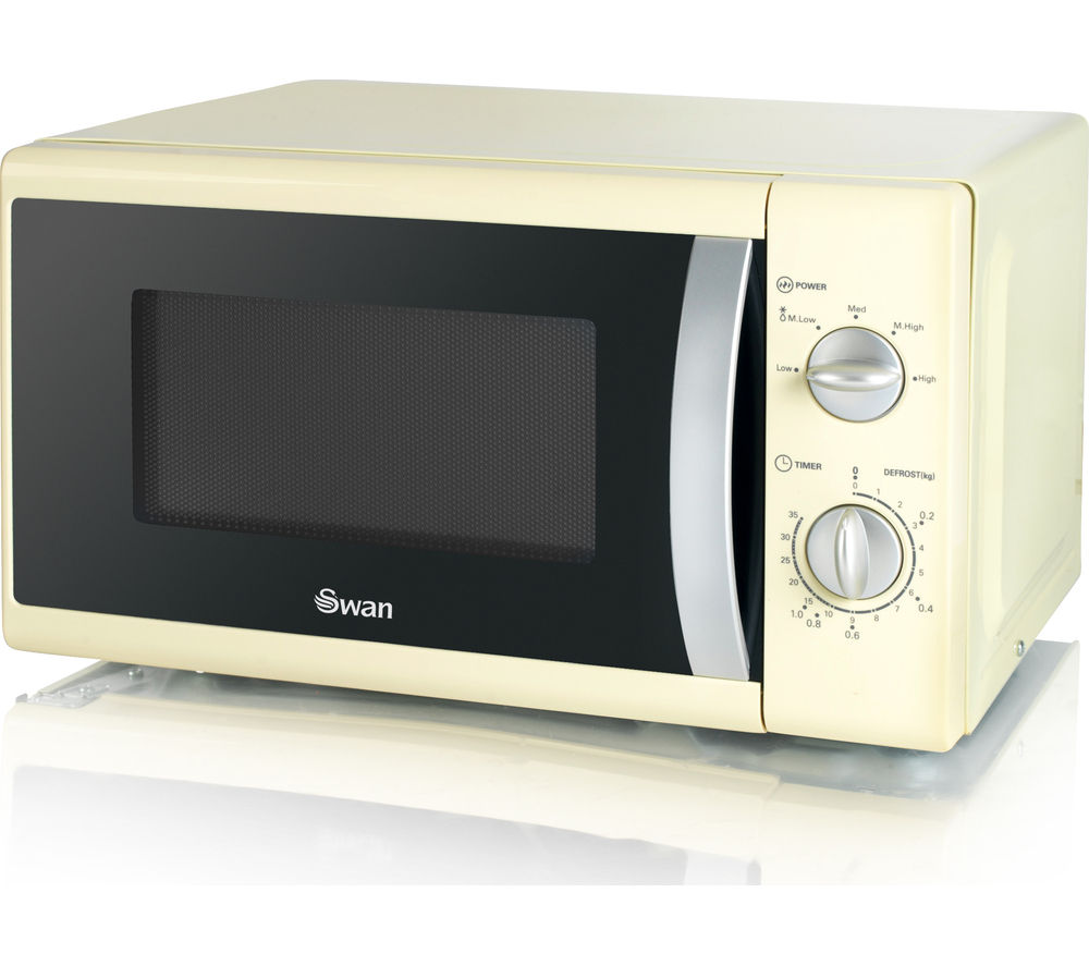 Buy SWAN SM40010CREN Solo Microwave Cream Free Delivery Currys