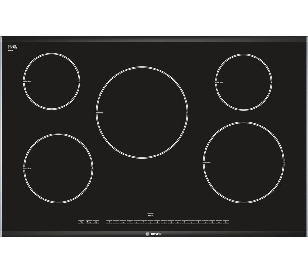 Bosch Serie 8 Logixx PIM875N14E Electric Induction Hob in Black