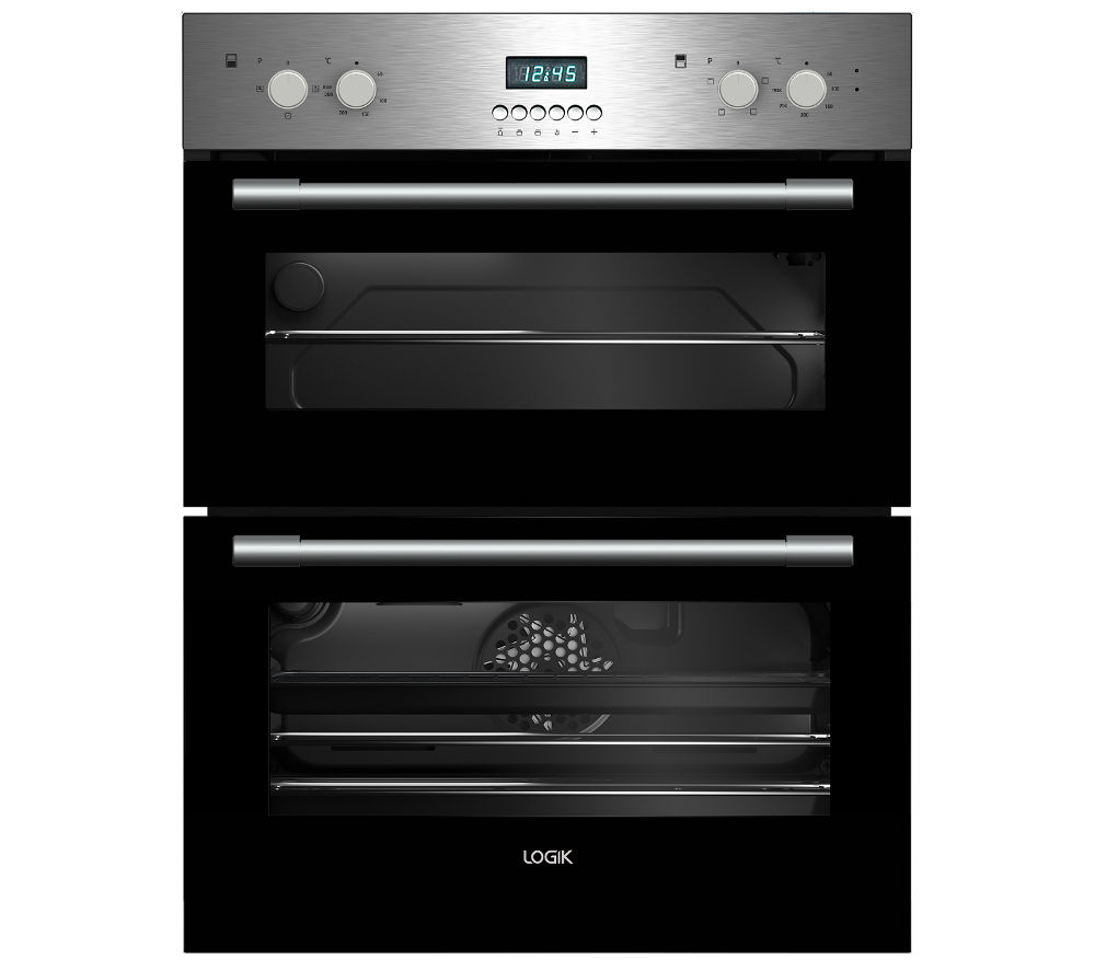LOGIK  LBUDOX16 Electric Built-under Double Oven - Stainless Steel, Stainless Steel