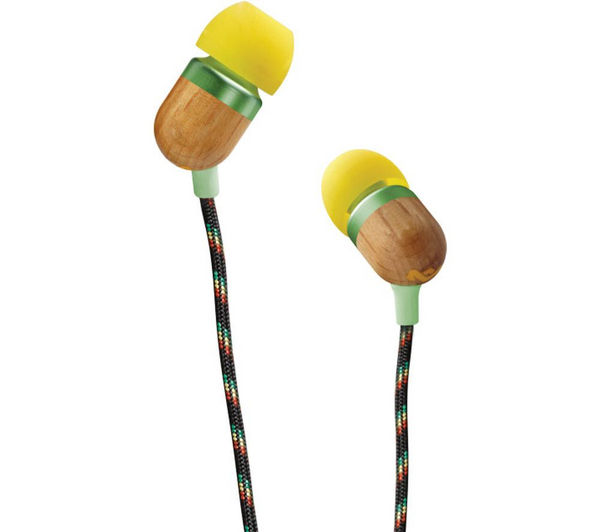 Buy HOUSE OF MARLEY Smile Jamaica Curry Headphones Brown & Yellow