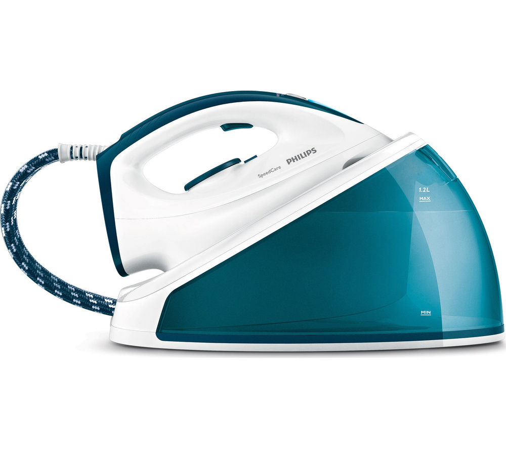 Buy PHILIPS SpeedCare GC6603/20 Steam Generator Iron Aqua Blue Free