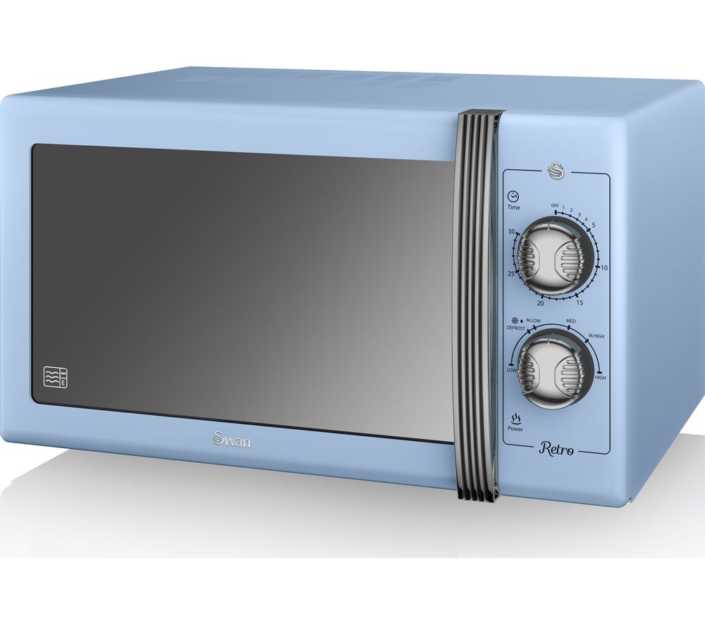 Buy SWAN Retro SM22070BLN Solo Microwave Blue Free Delivery Currys