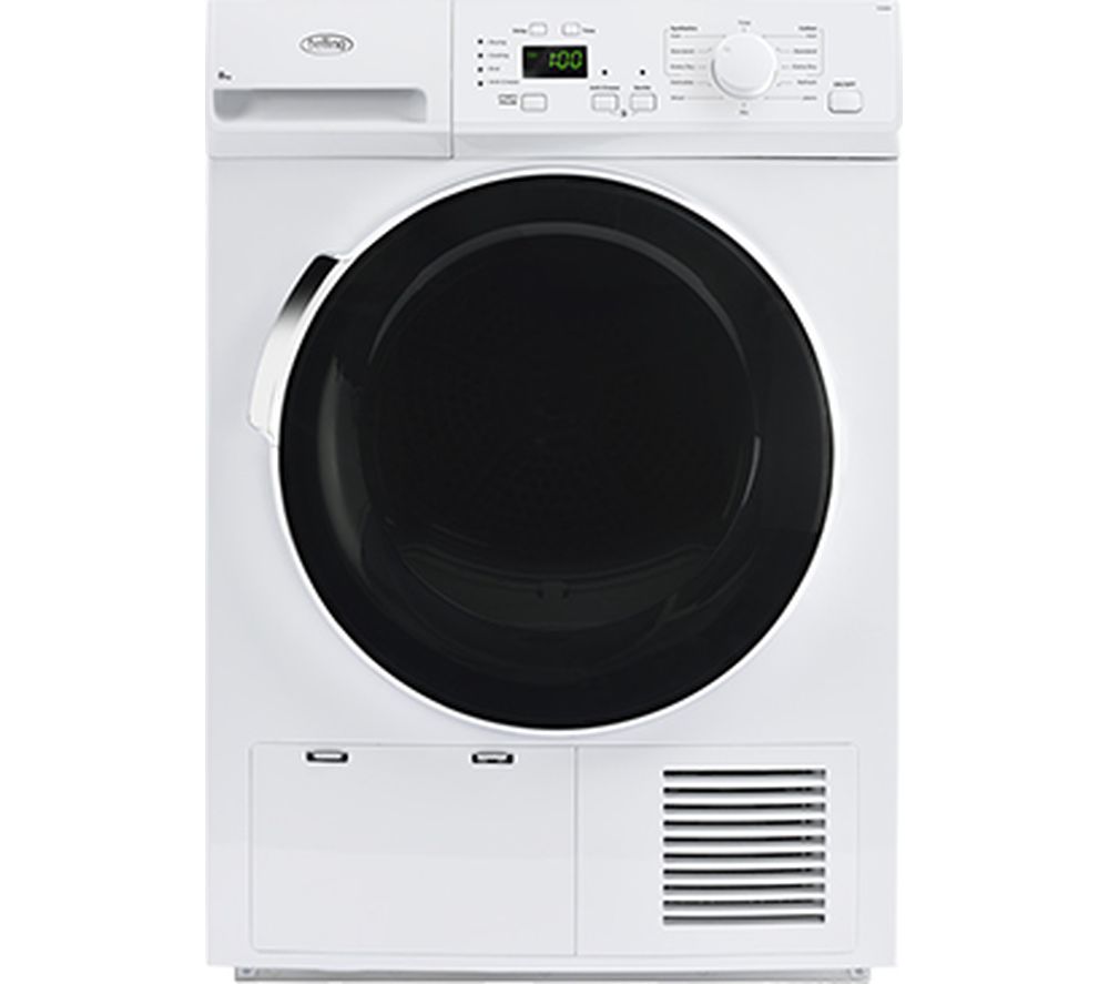 Buy BELLING Bel FCD800 Whi Condenser Tumble Dryer White Free