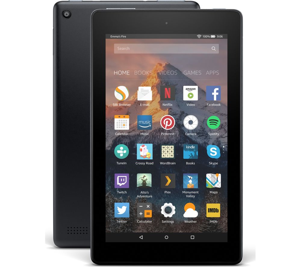 Buy AMAZON Fire 7 Tablet with Alexa (2017) - 8 GB, Black | Free