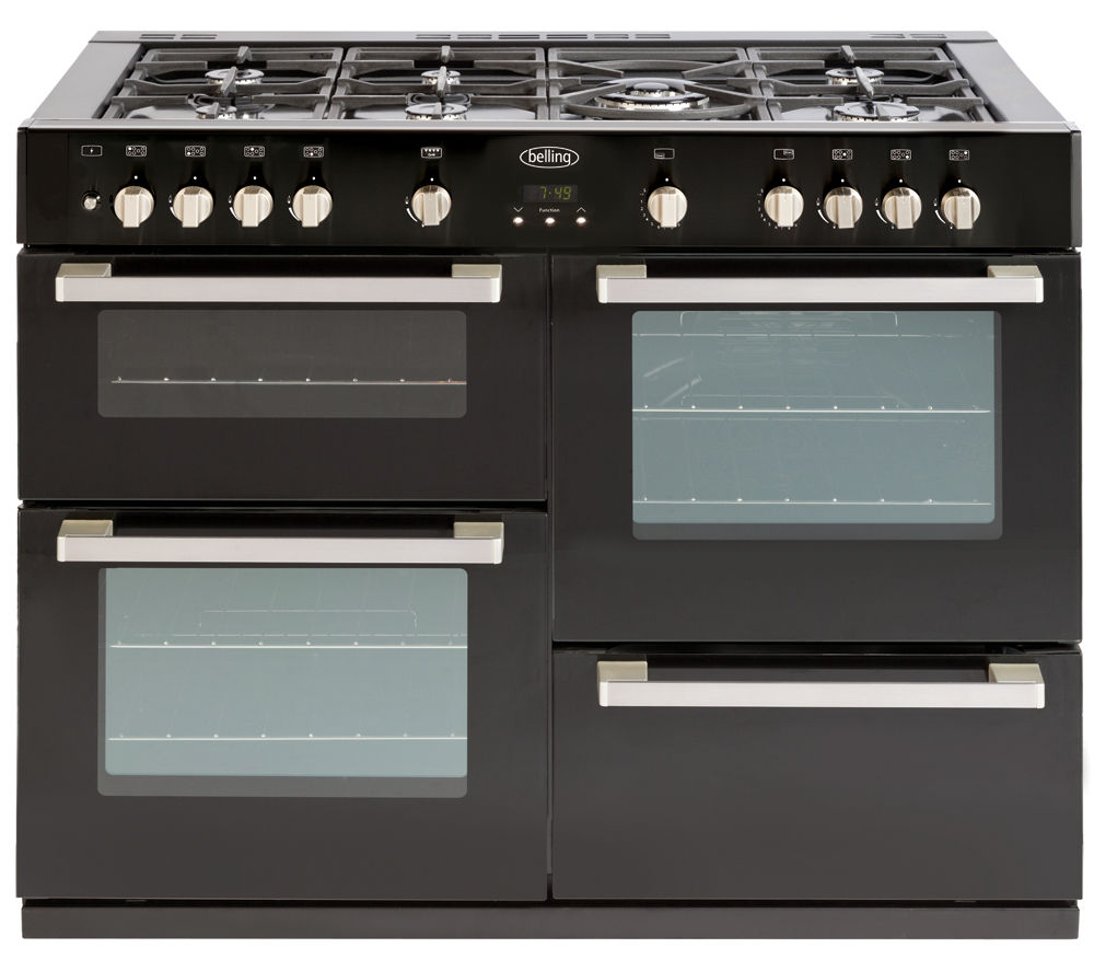 Buy BELLING DB4 110G Gas Range Cooker Black Free Delivery Currys
