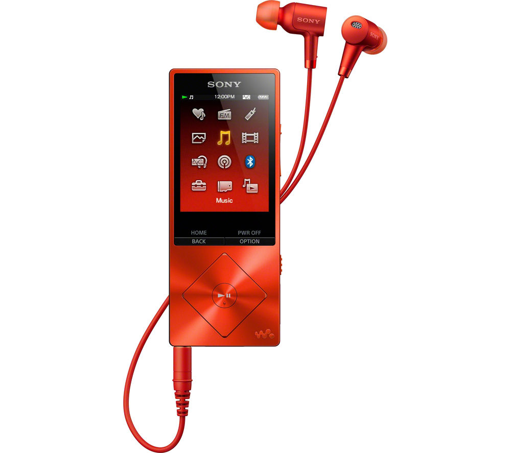 Buy SONY Walkman NW A25HNR16 GB MP3 Player With FM Radio Red Free