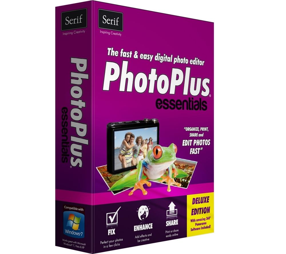 Serif photoplus essentials software