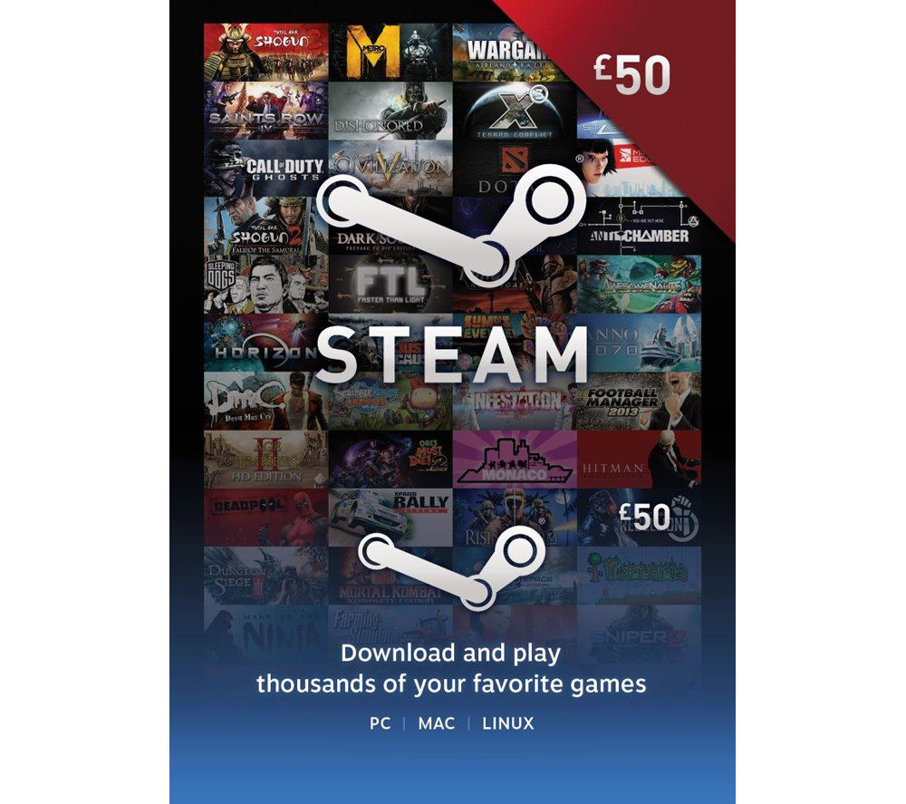 all steam cards