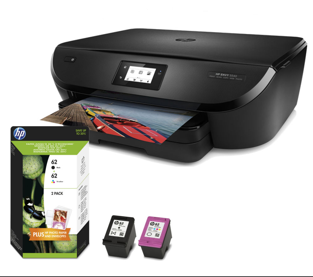 Buy Hp Envy 5540 All In One Wireless Inkjet Printer And Ink Cartridge