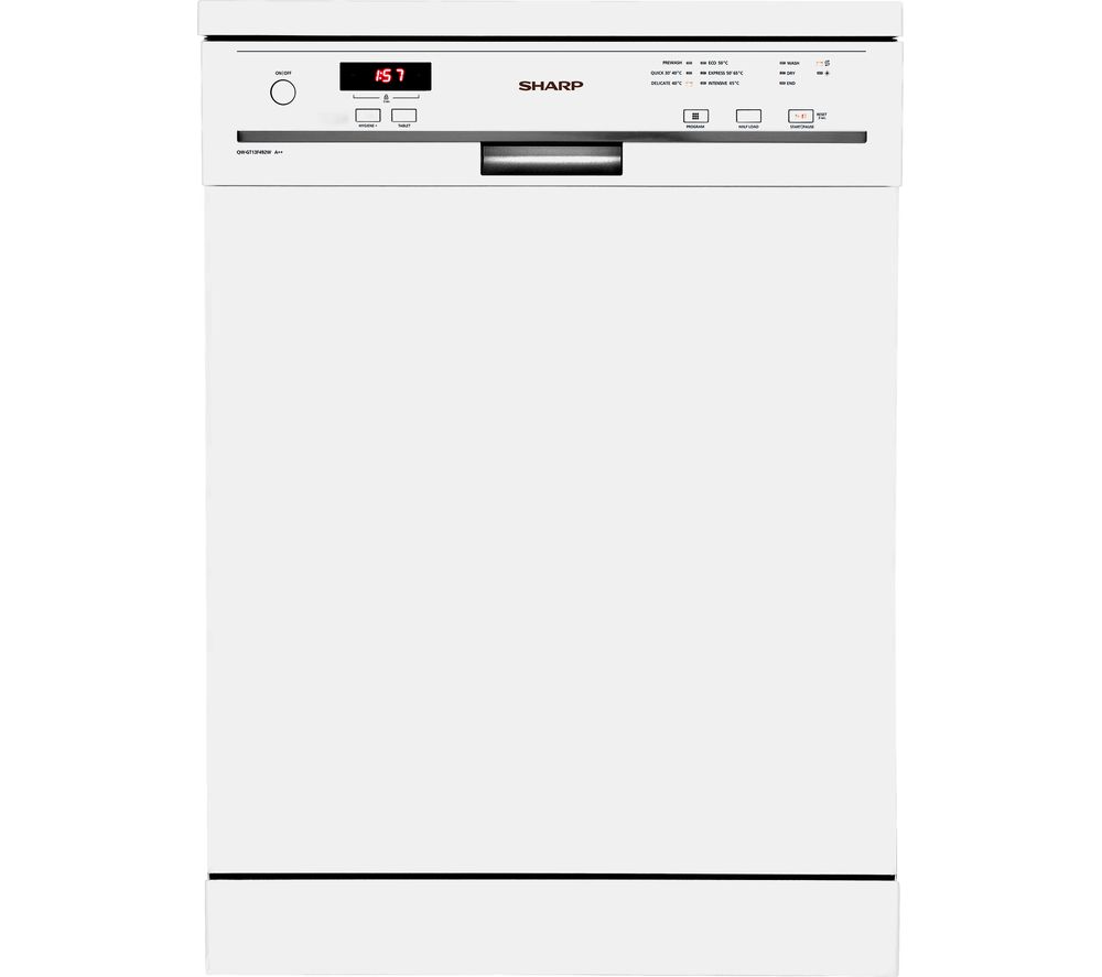 SHARP QW-GT13F492W Full-size Dishwasher Review