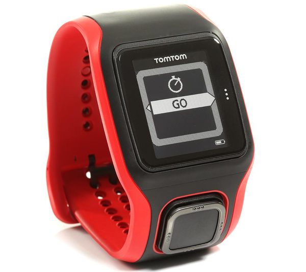 Buy TOMTOM Multi-Sport Cardio GPS Sports Watch - Black & Red | Free ...