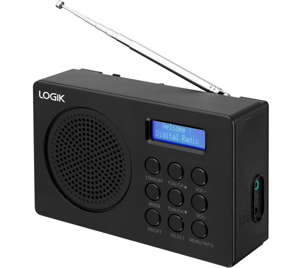 Buy LOGIK L2DAB16 Portable DAB/FM Radio Black Free