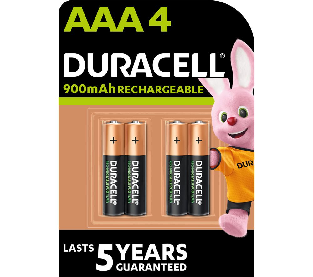 DURACELL HR03/DX2400 Stay Charged AAA Rechargeable Batteries 4