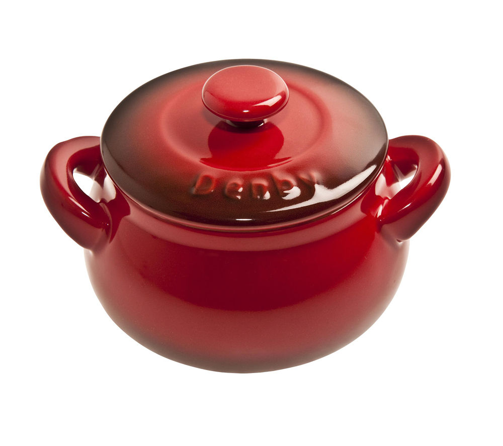 Buy DENBY Cherry Mini Casserole Pan Red Free Delivery Currys