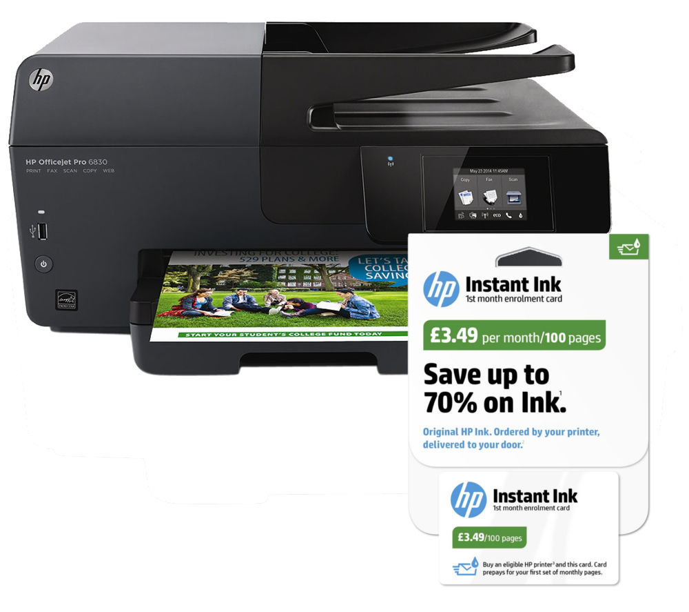 Buy HP Officejet Pro 6830 AllinOne Wireless Printer & Instant Ink